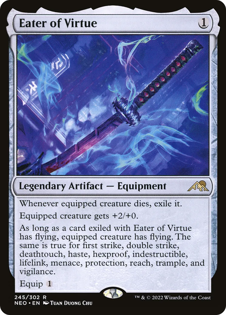 Dévoreur de vertu — Kamigawa: Neon Dynasty — Magic: The Gathering