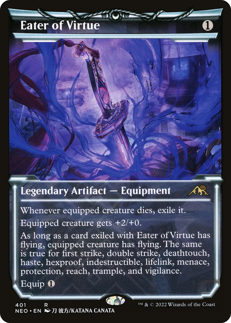 Dévoreur de vertu — Kamigawa: Neon Dynasty — Magic: The Gathering