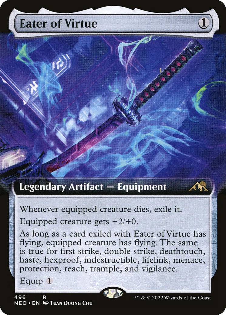 Eater of Virtue — Kamigawa: Neon Dynasty — Magic: The Gathering