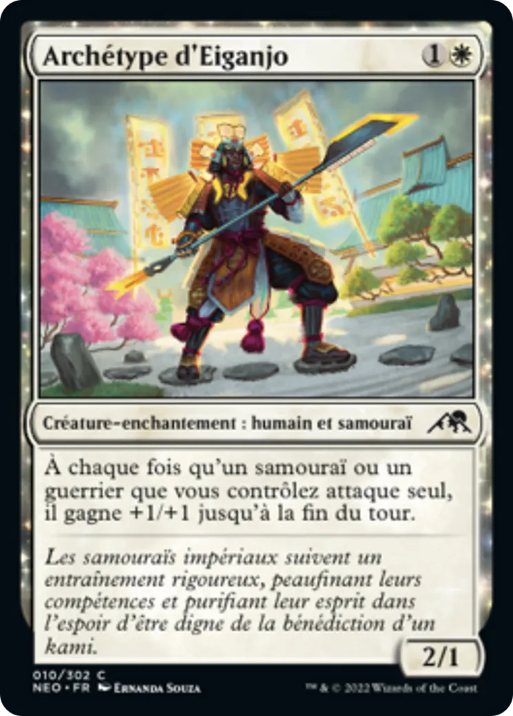 Archétype d'Eiganjo — Kamigawa: Neon Dynasty — Magic: The Gathering