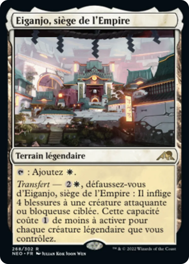 Eiganjo, siège de l'Empire — Kamigawa: Neon Dynasty — Magic: The Gathering