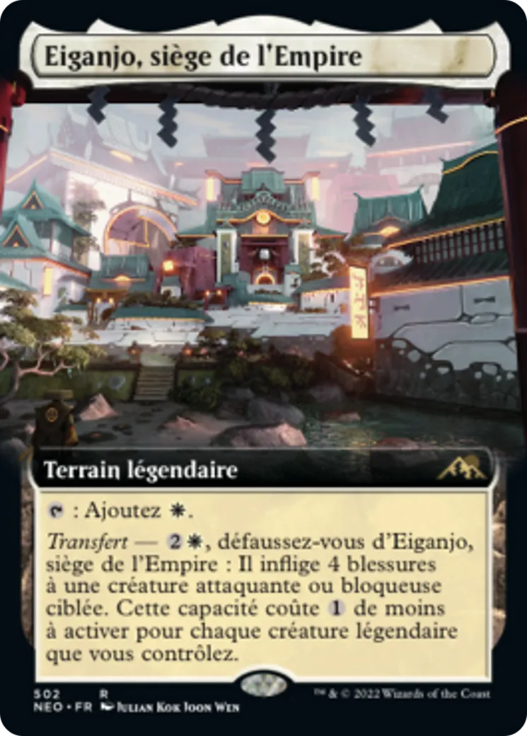 Eiganjo, siège de l'Empire — Kamigawa: Neon Dynasty — Magic: The Gathering