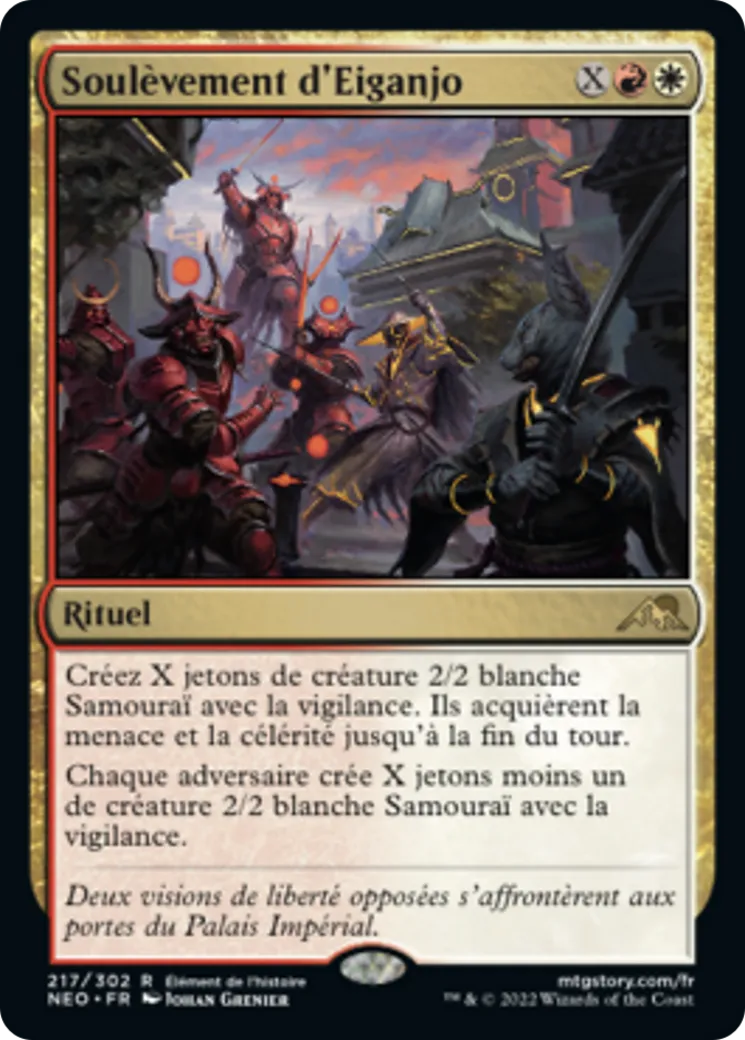 Soulèvement d'Eiganjo — Kamigawa: Neon Dynasty — Magic: The Gathering