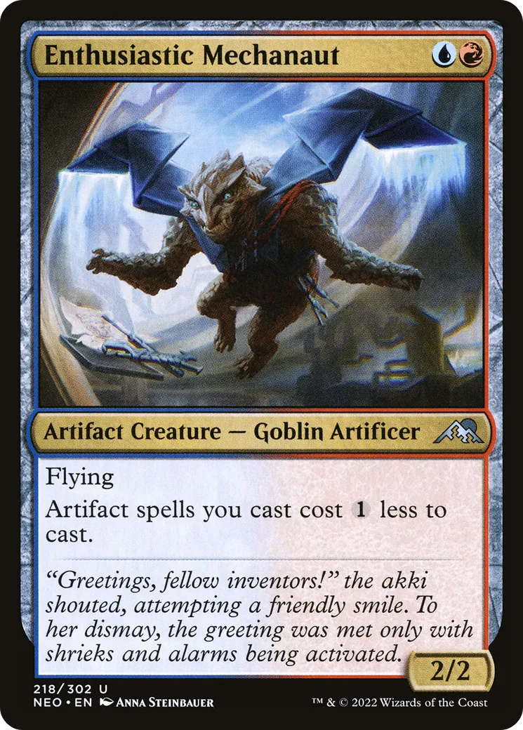 Enthusiastic Mechanaut — Kamigawa: Neon Dynasty — Magic: The Gathering