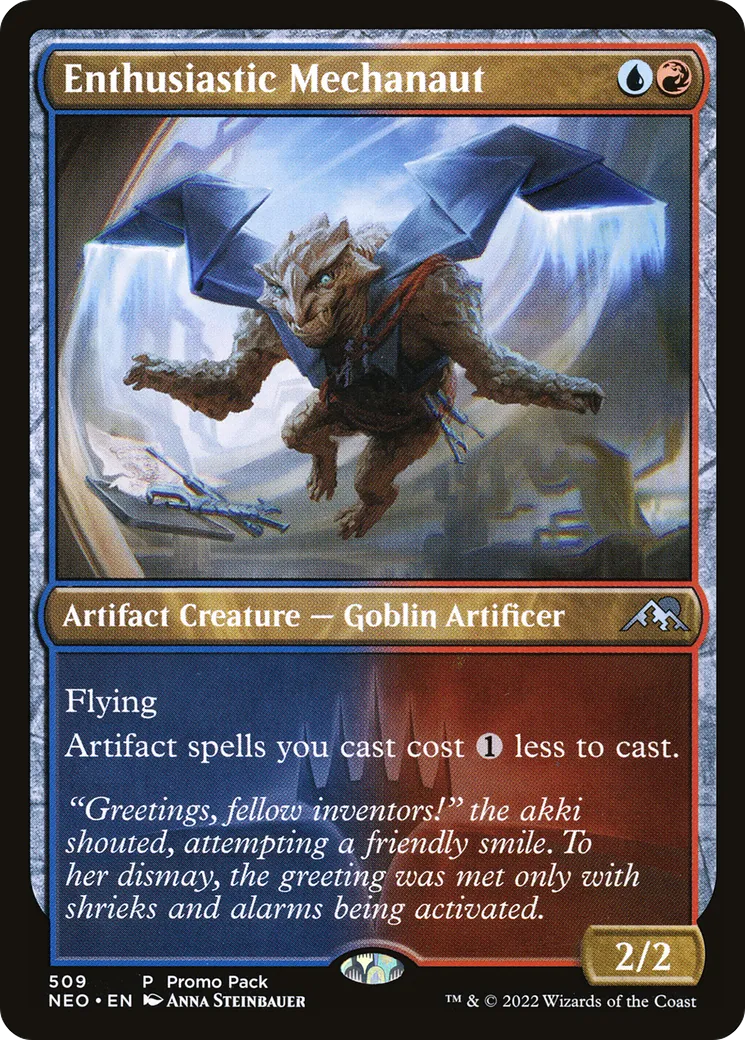 Enthusiastic Mechanaut — Kamigawa: Neon Dynasty — Magic: The Gathering