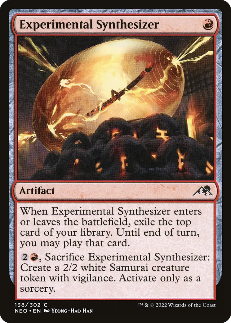 Synthétiseur expérimental — Kamigawa: Neon Dynasty — Magic: The Gathering