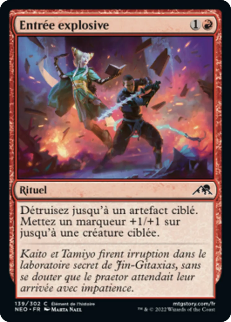 Entrée explosive — Kamigawa: Neon Dynasty — Magic: The Gathering