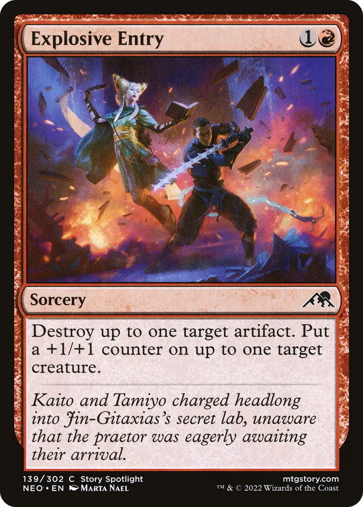 Entrée explosive — Kamigawa: Neon Dynasty — Magic: The Gathering