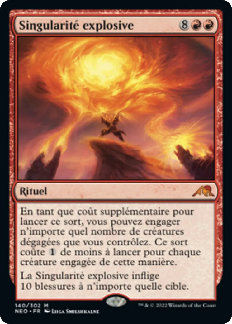 Singularité explosive — Kamigawa: Neon Dynasty — Magic: The Gathering