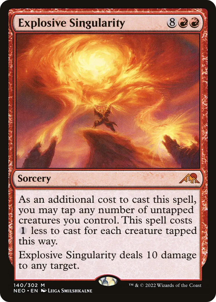 Explosive Singularity — Kamigawa: Neon Dynasty — Magic: The Gathering