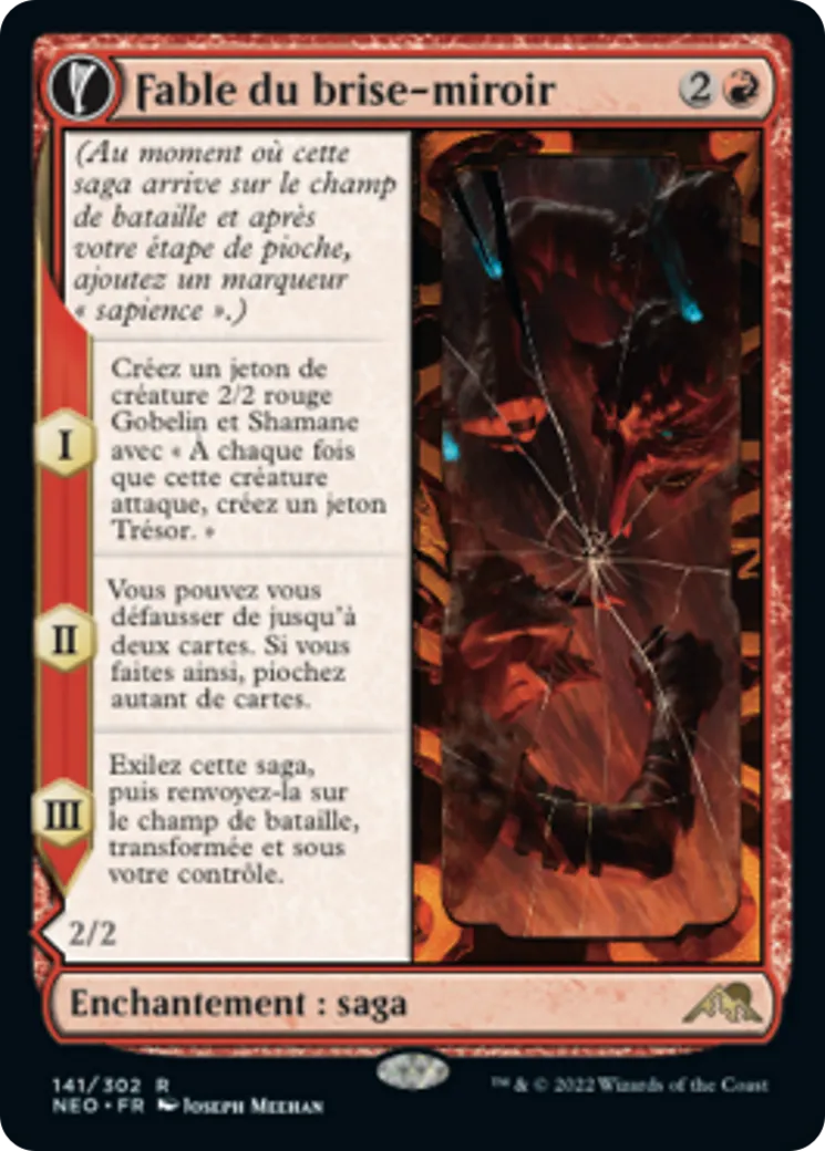 Fable du brise-miroir // Reflets de Kiki-Jiki — Kamigawa: Neon Dynasty — Magic: The Gathering
