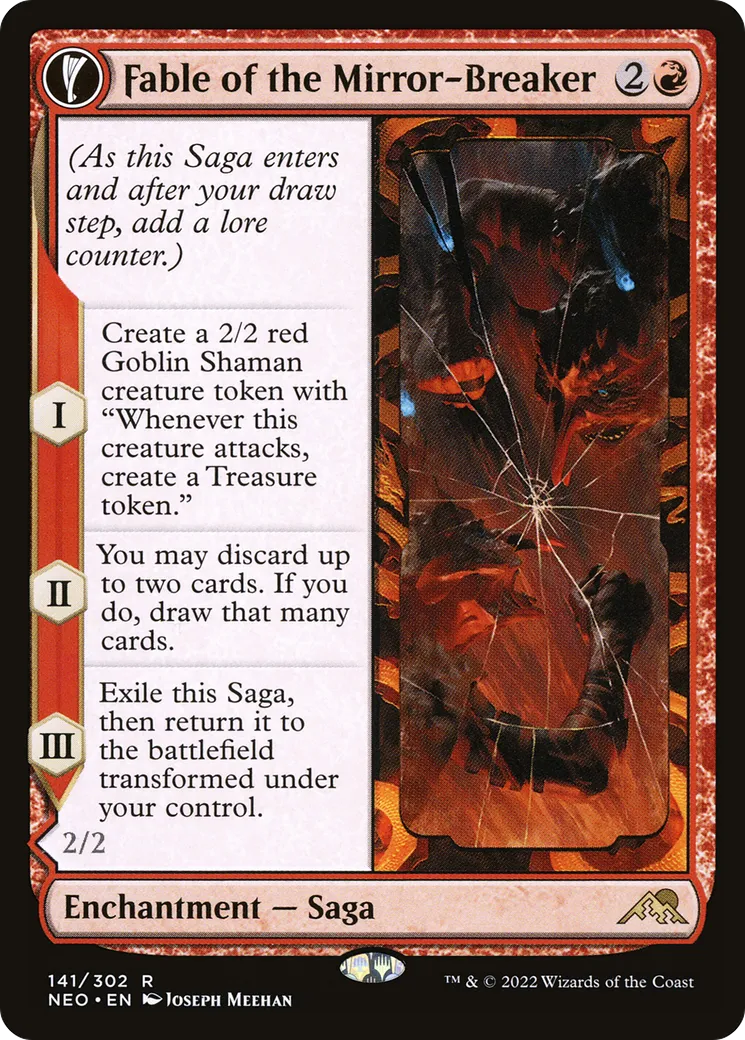 Fable of the Mirror-Breaker // Reflection of Kiki-Jiki — Kamigawa: Neon Dynasty — Magic: The Gathering