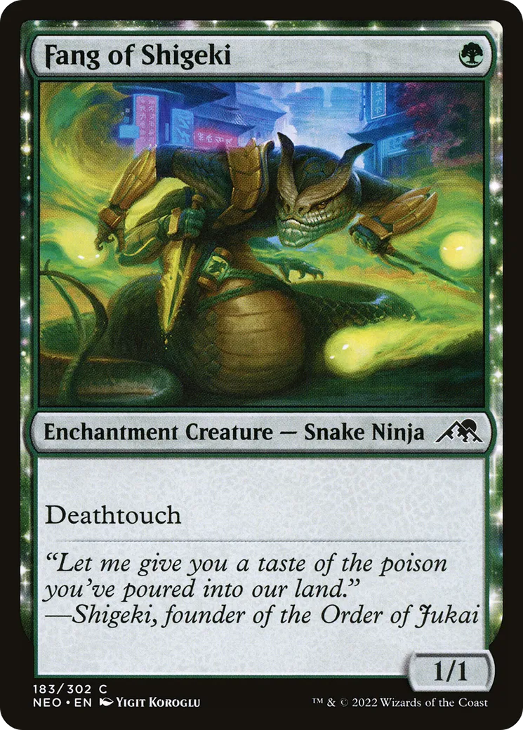 Fang of Shigeki — Kamigawa: Neon Dynasty — Magic: The Gathering