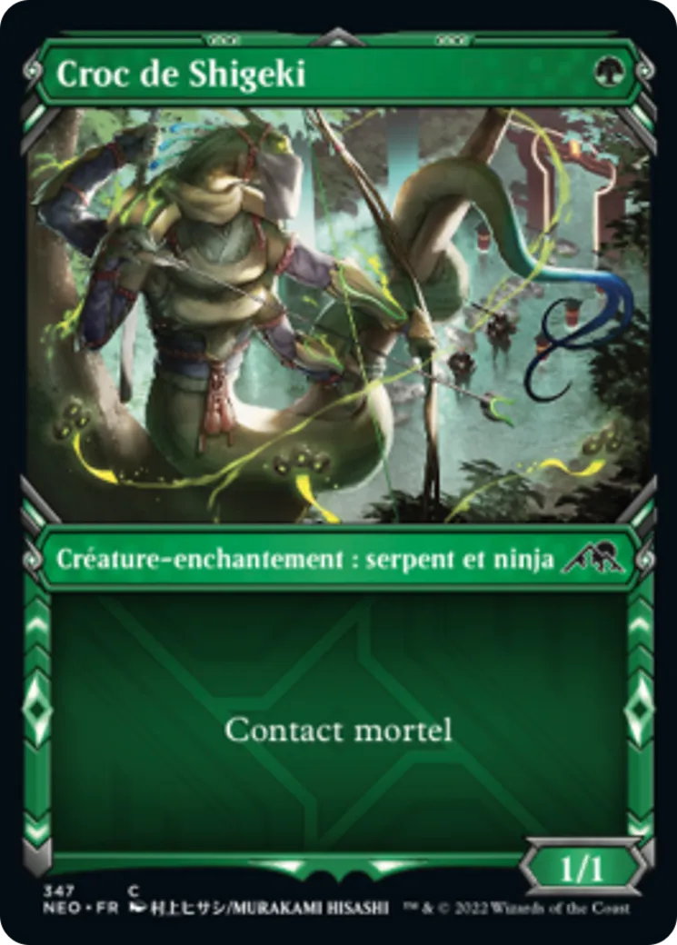 Croc de Shigeki — Kamigawa: Neon Dynasty — Magic: The Gathering