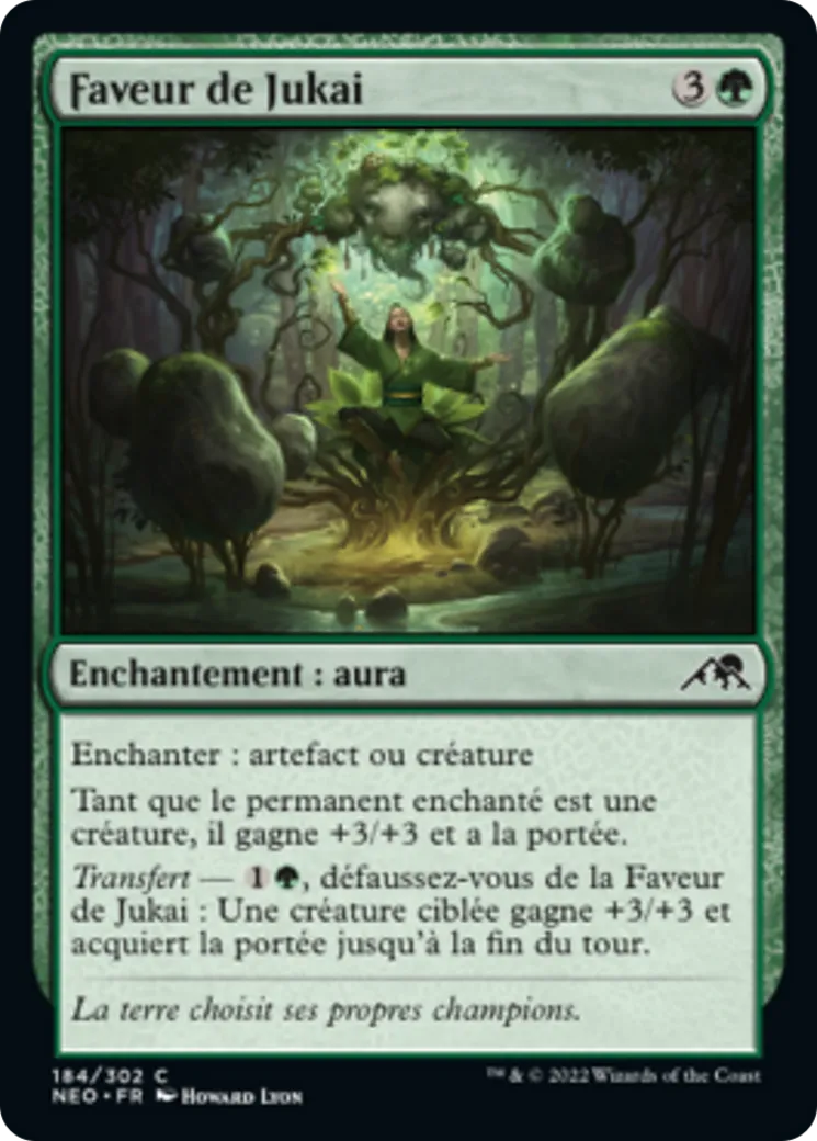 Faveur de Jukai — Kamigawa: Neon Dynasty — Magic: The Gathering