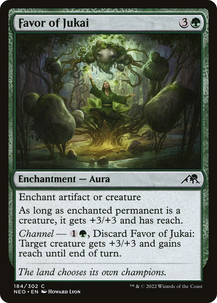 Favor of Jukai — Kamigawa: Neon Dynasty — Magic: The Gathering