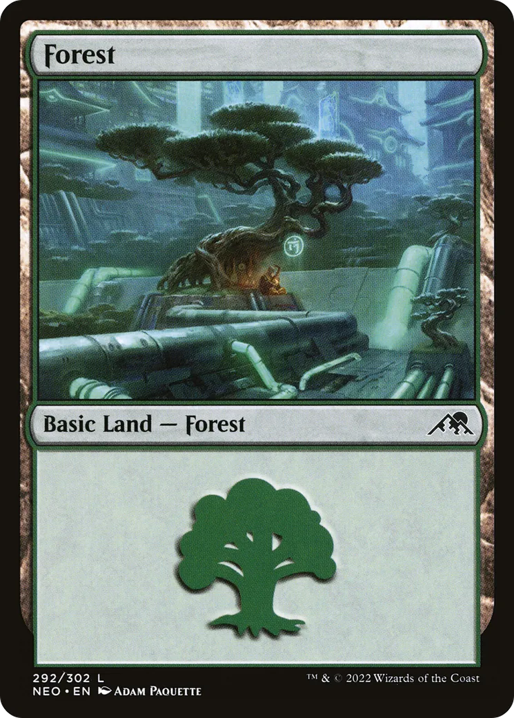 Forêt — Kamigawa: Neon Dynasty — Magic: The Gathering