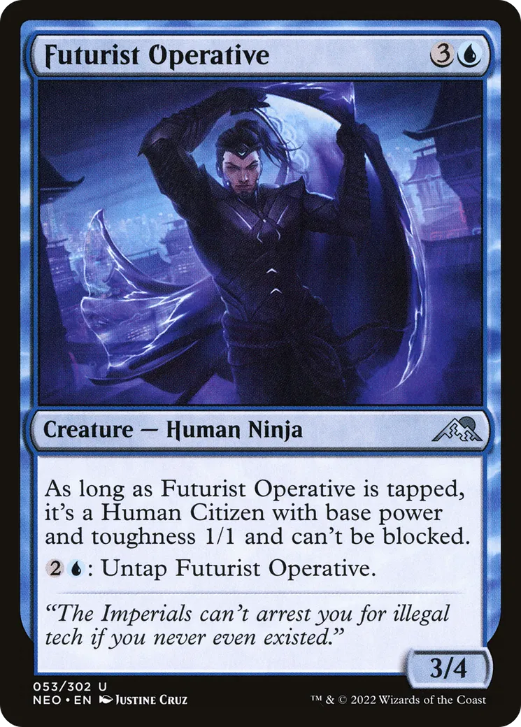 Futurist Operative — Kamigawa: Neon Dynasty — Magic: The Gathering