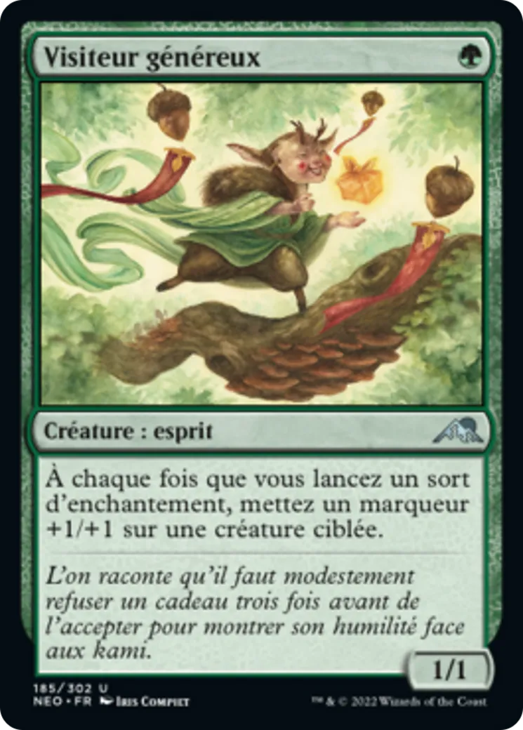 Visiteur généreux — Kamigawa: Neon Dynasty — Magic: The Gathering
