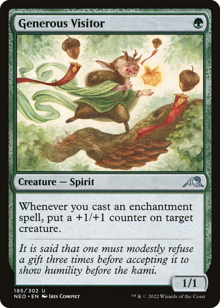Generous Visitor — Kamigawa: Neon Dynasty — Magic: The Gathering
