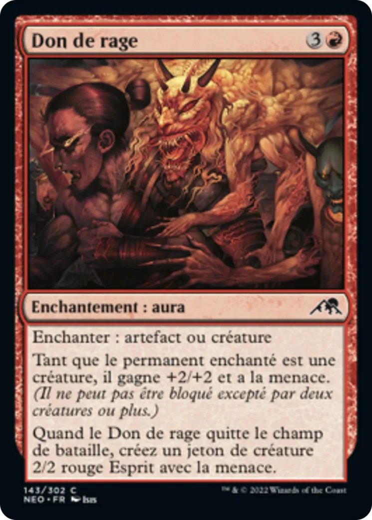 Don de rage — Kamigawa: Neon Dynasty — Magic: The Gathering