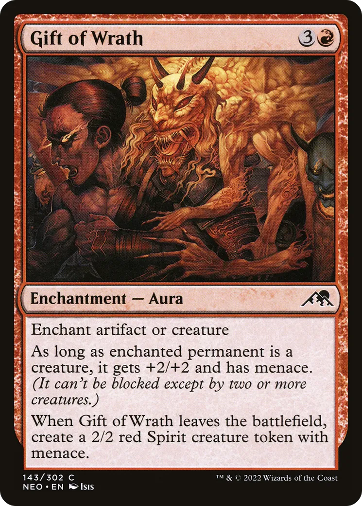 Don de rage — Kamigawa: Neon Dynasty — Magic: The Gathering