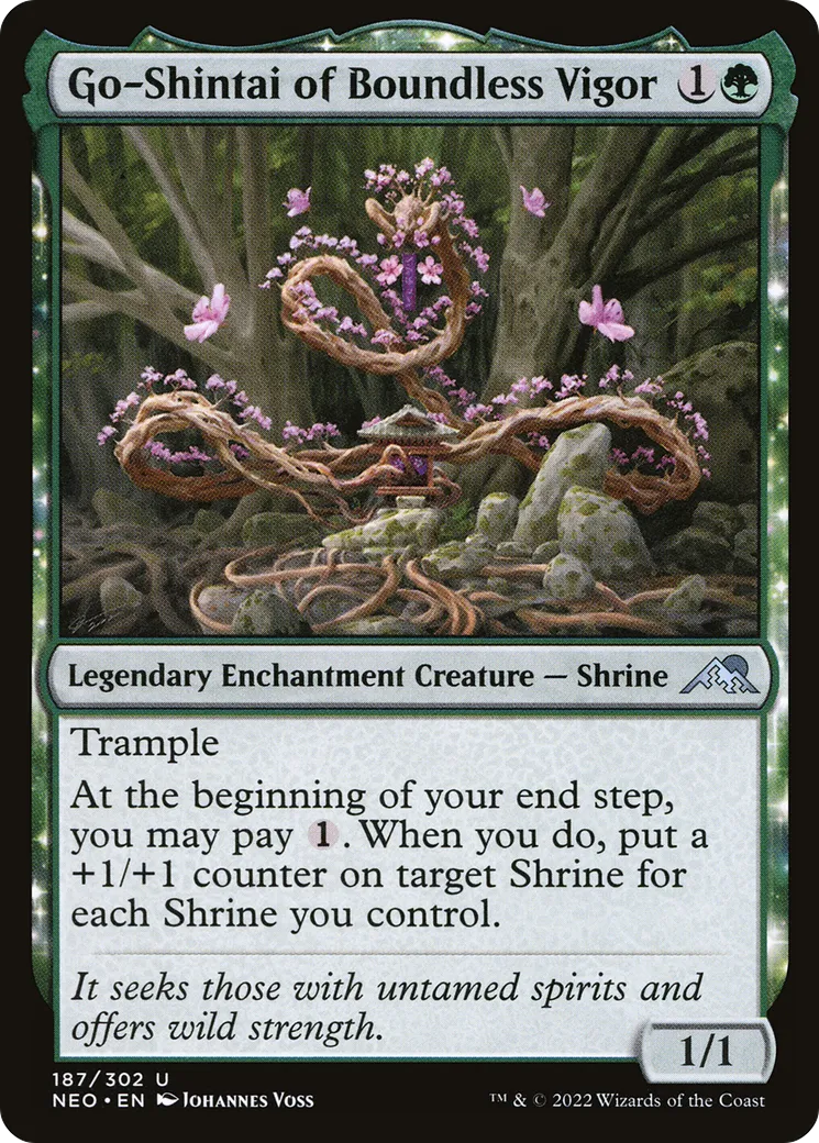 Go-Shintai of Boundless Vigor — Kamigawa: Neon Dynasty — Magic: The Gathering