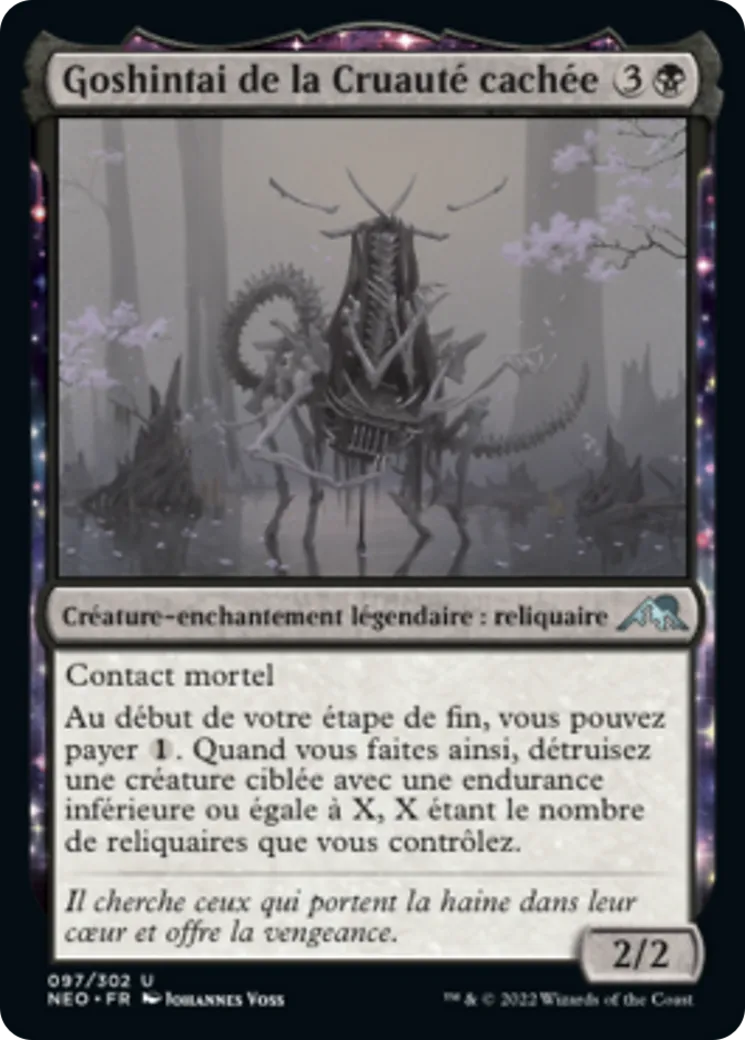Goshintai de la Cruauté cachée — Kamigawa: Neon Dynasty — Magic: The Gathering