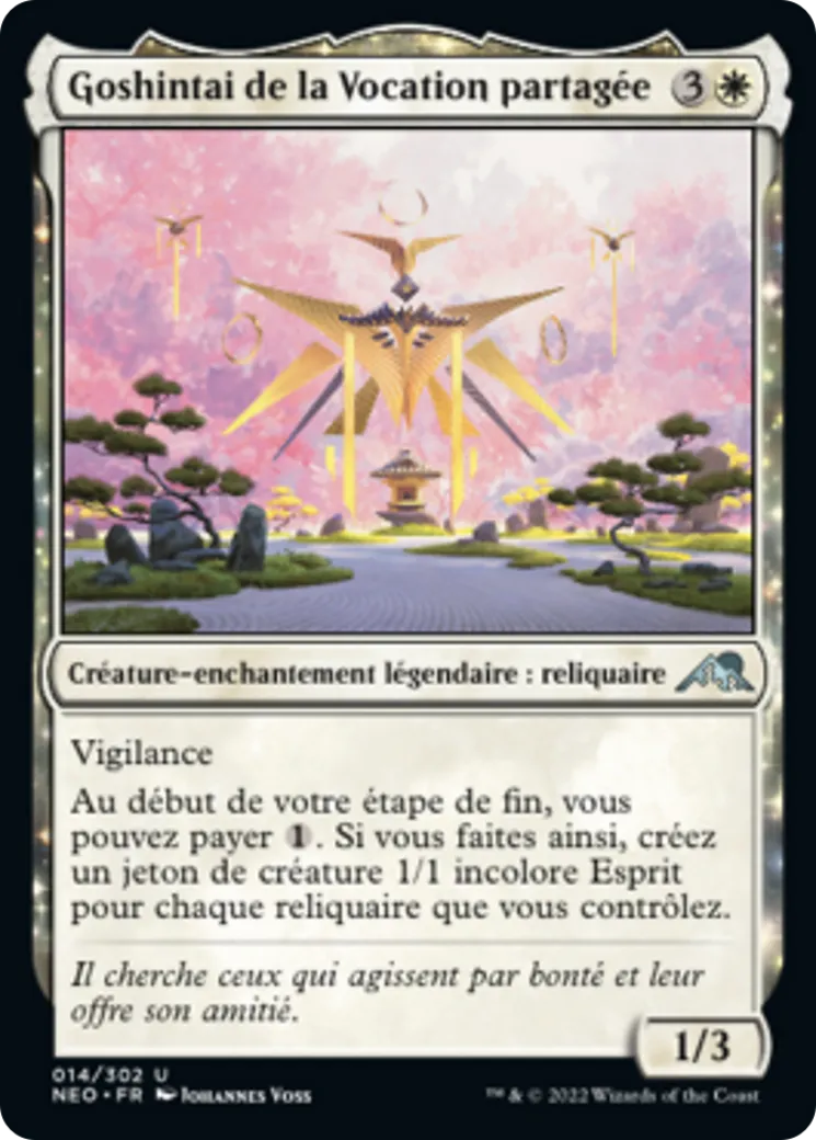 Goshintai de la Vocation partagée — Kamigawa: Neon Dynasty — Magic: The Gathering