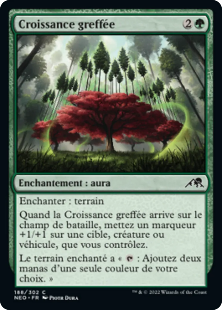 Croissance greffée — Kamigawa: Neon Dynasty — Magic: The Gathering