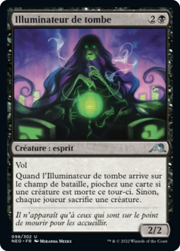 Illuminateur de tombe — Kamigawa: Neon Dynasty — Magic: The Gathering