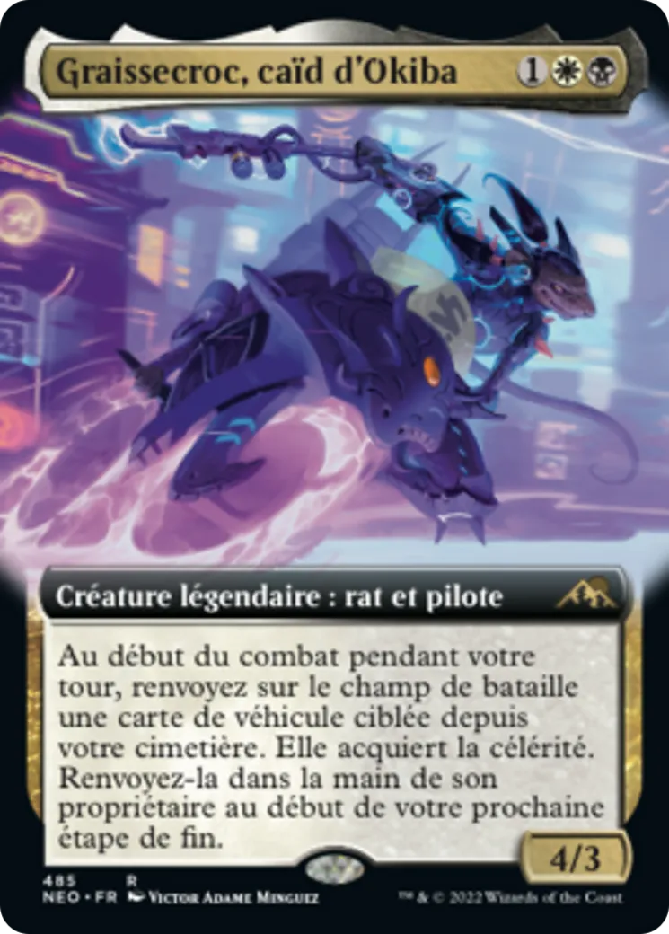 Graissecroc, caïd d'Okiba — Kamigawa: Neon Dynasty — Magic: The Gathering