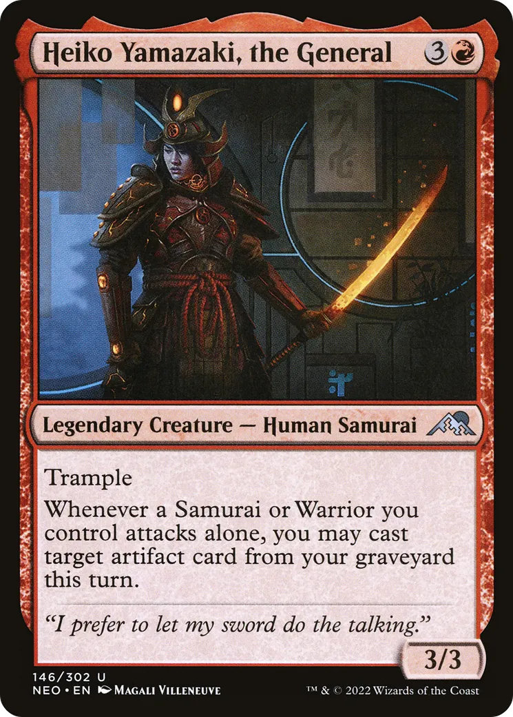 Heiko Yamazaki, the General — Kamigawa: Neon Dynasty — Magic: The Gathering