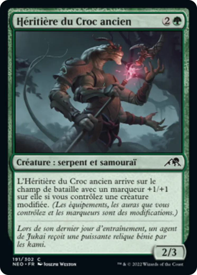 Héritière du Croc ancien — Kamigawa: Neon Dynasty — Magic: The Gathering