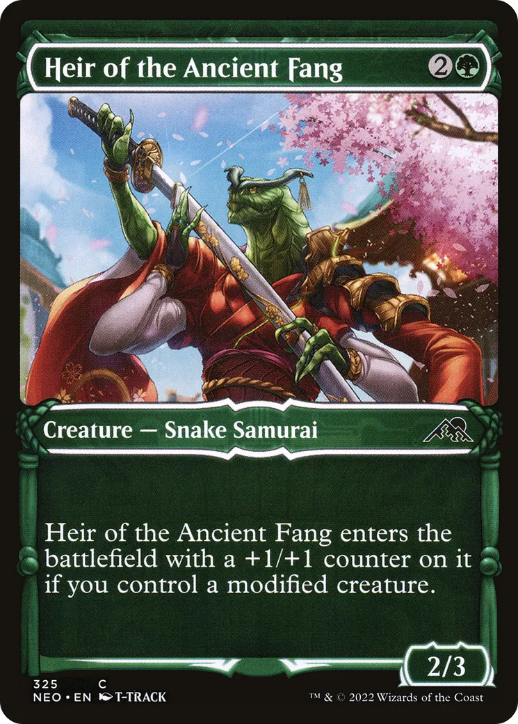 Heir of the Ancient Fang — Kamigawa: Neon Dynasty — Magic: The Gathering