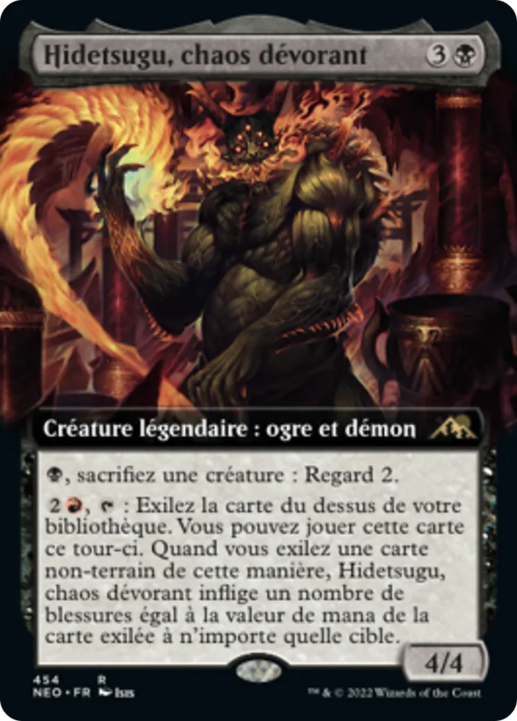Hidetsugu, chaos dévorant — Kamigawa: Neon Dynasty — Magic: The Gathering