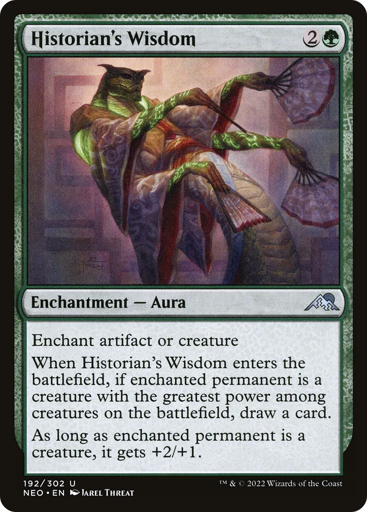 Historian's Wisdom — Kamigawa: Neon Dynasty — Magic: The Gathering