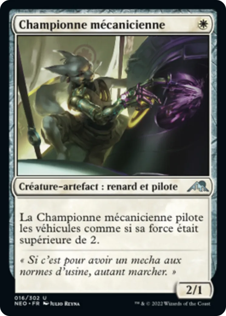 Championne mécanicienne — Kamigawa: Neon Dynasty — Magic: The Gathering