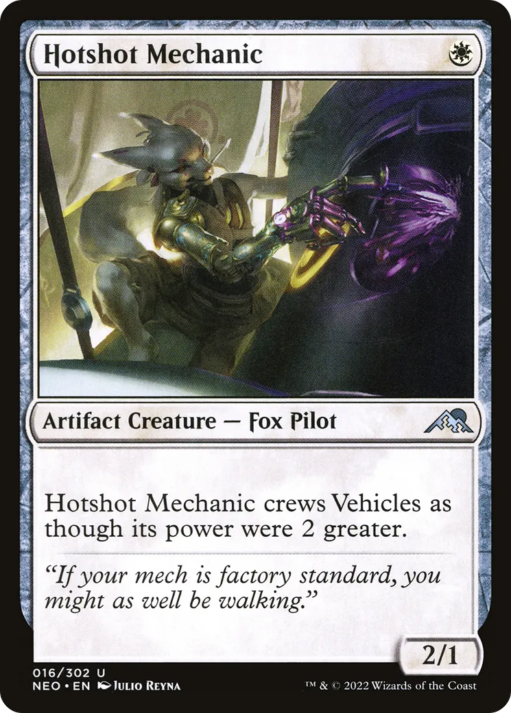 Hotshot Mechanic — Kamigawa: Neon Dynasty — Magic: The Gathering