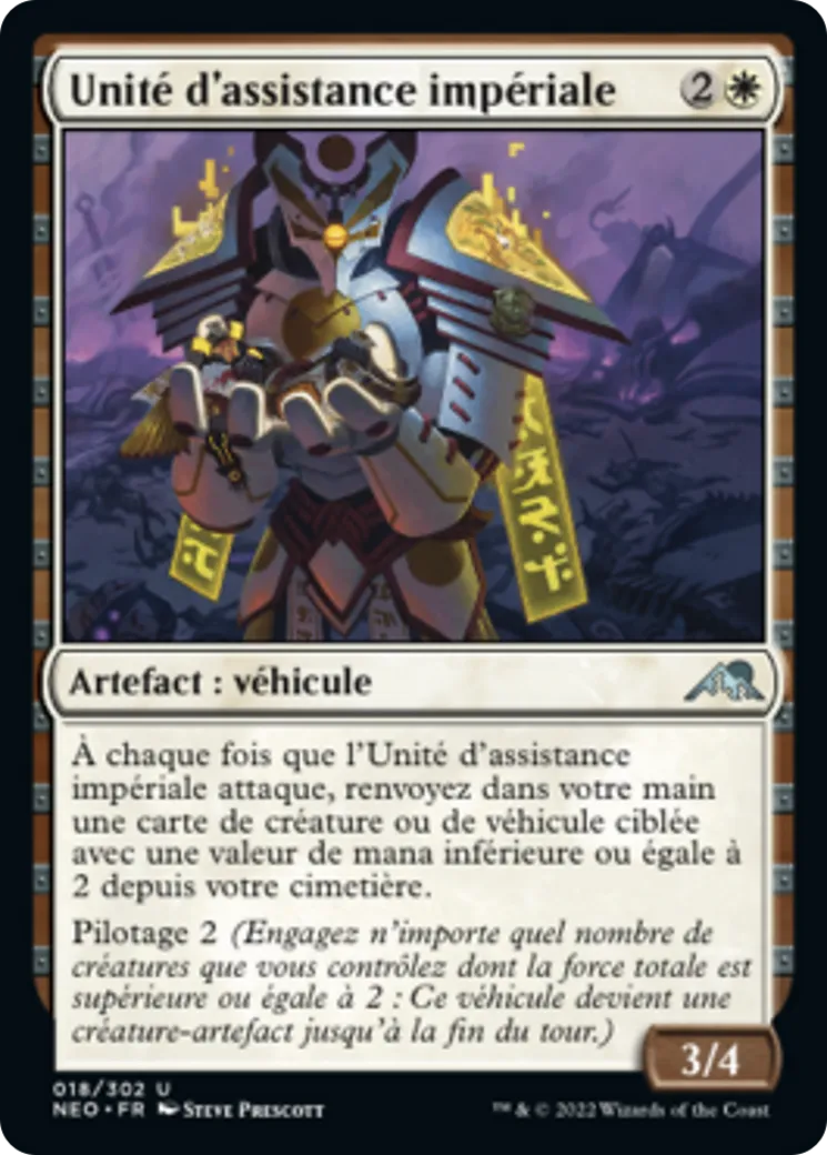Unité d'assistance impériale — Kamigawa: Neon Dynasty — Magic: The Gathering