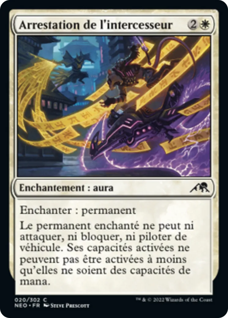 Arrestation de l'intercesseur — Kamigawa: Neon Dynasty — Magic: The Gathering