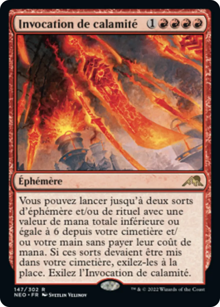 Invocation de calamité — Kamigawa: Neon Dynasty — Magic: The Gathering