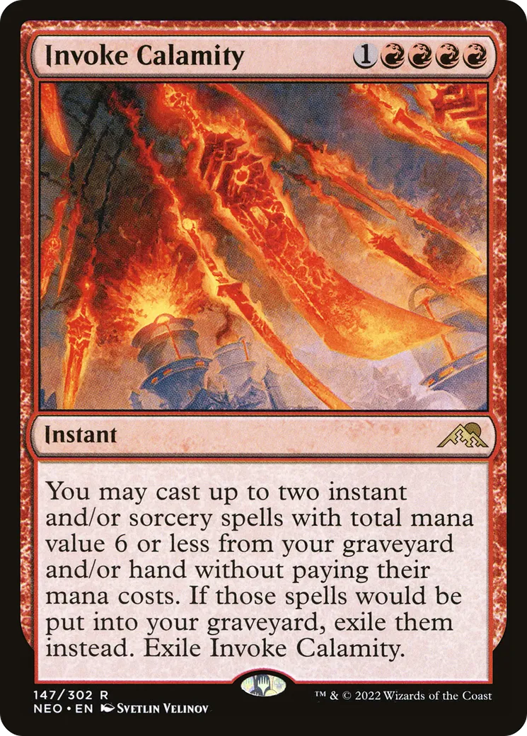 Invoke Calamity — Kamigawa: Neon Dynasty — Magic: The Gathering