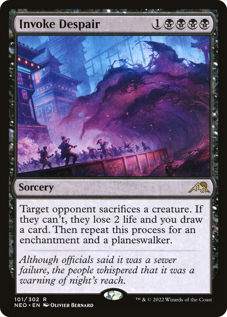 Invoke Despair — Kamigawa: Neon Dynasty — Magic: The Gathering