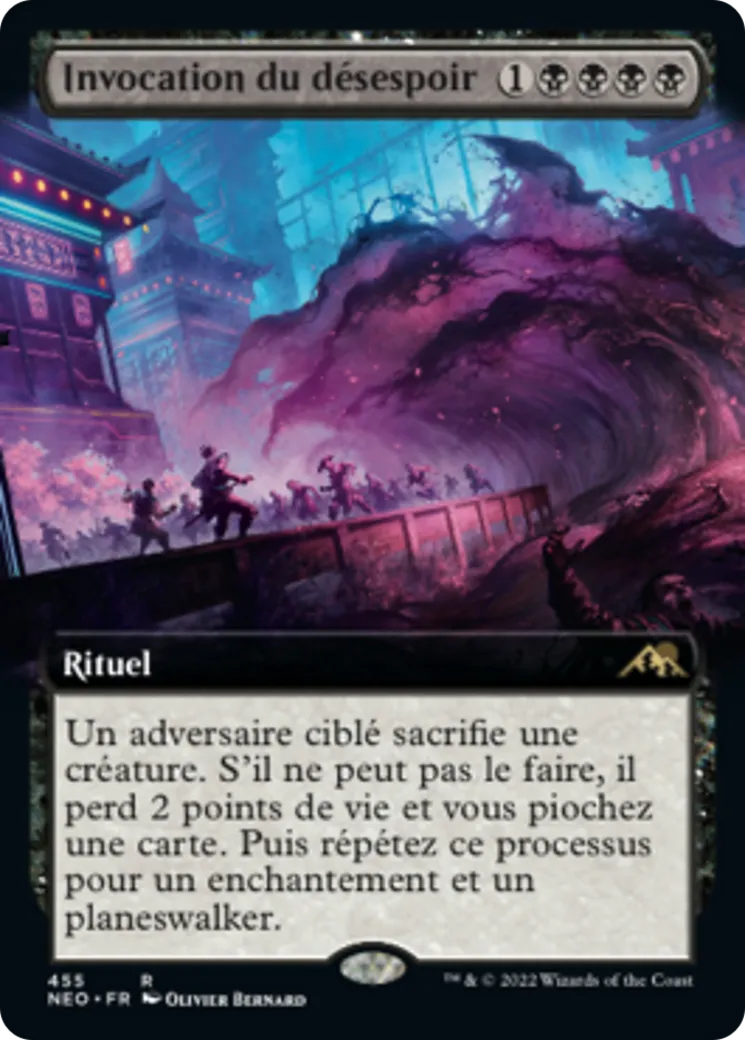 Invocation du désespoir — Kamigawa: Neon Dynasty — Magic: The Gathering
