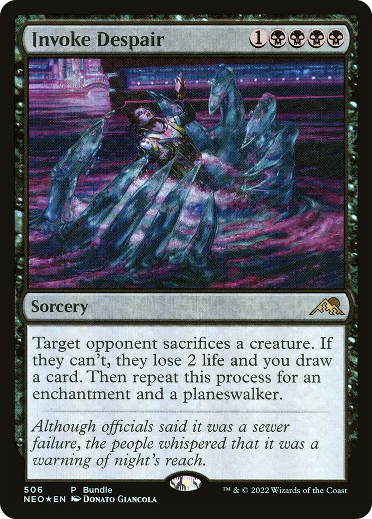 Invocation du désespoir — Kamigawa: Neon Dynasty — Magic: The Gathering