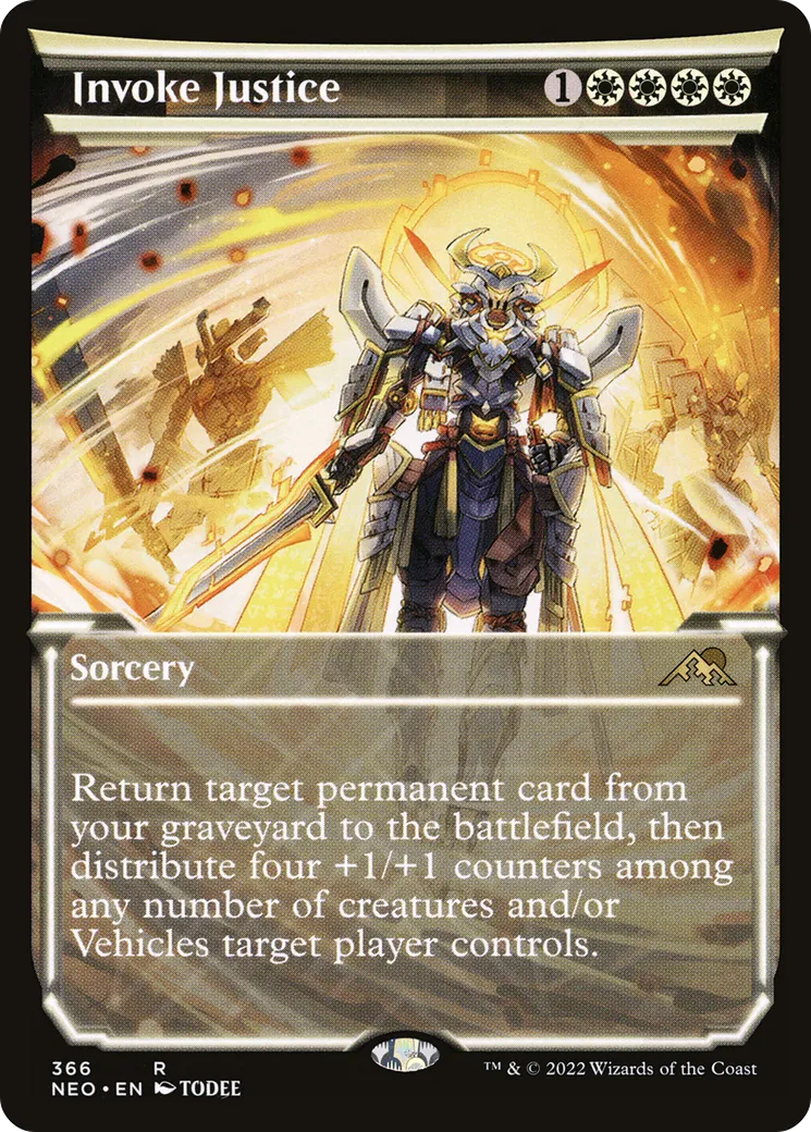 Invoke Justice — Kamigawa: Neon Dynasty — Magic: The Gathering