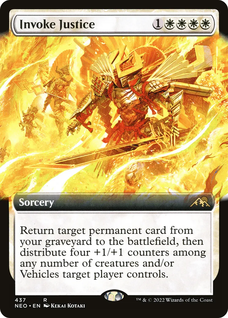 Invoke Justice — Kamigawa: Neon Dynasty — Magic: The Gathering