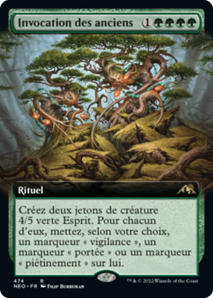 Invocation des anciens — Kamigawa: Neon Dynasty — Magic: The Gathering