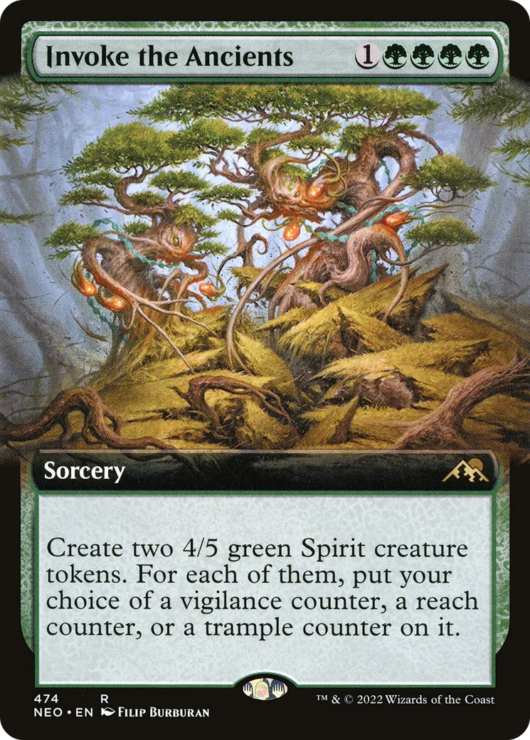 Invocation des anciens — Kamigawa: Neon Dynasty — Magic: The Gathering